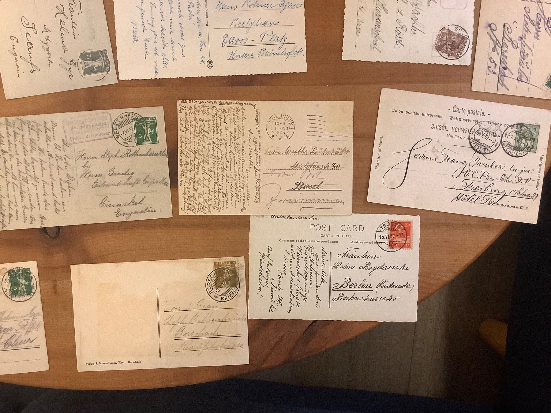 Cartoline postali: 21gelaufene Ansichtskarten Kanton St.Gallen ab 1907 – Usato da St. Gallen venduto da herbrig2 8