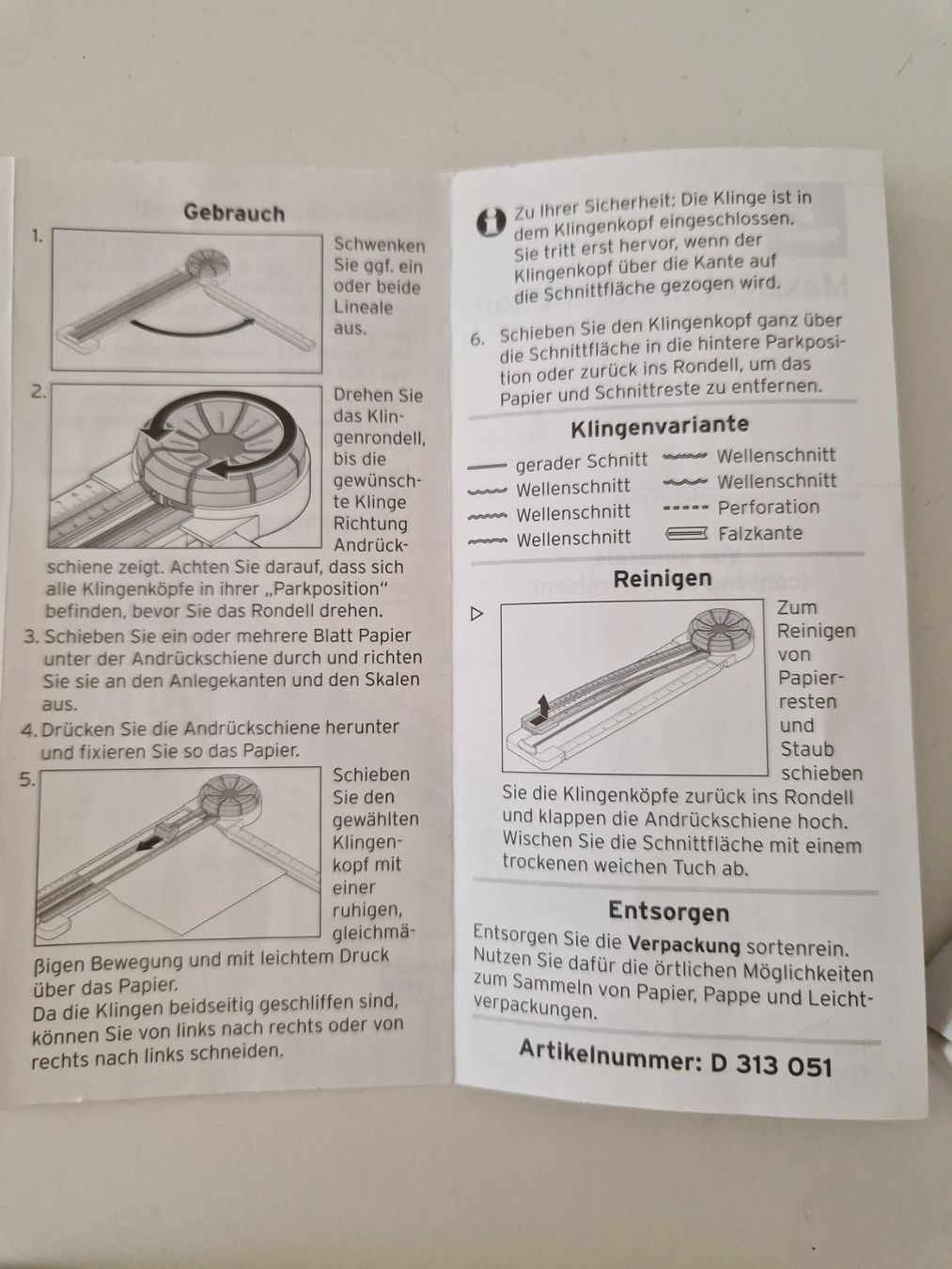Sonstiges Schreiben & Zeichnen: Tchibo Multi-Schneidelineal – Neu (gemäss Beschreibung) aus Uster von -FPS- 2