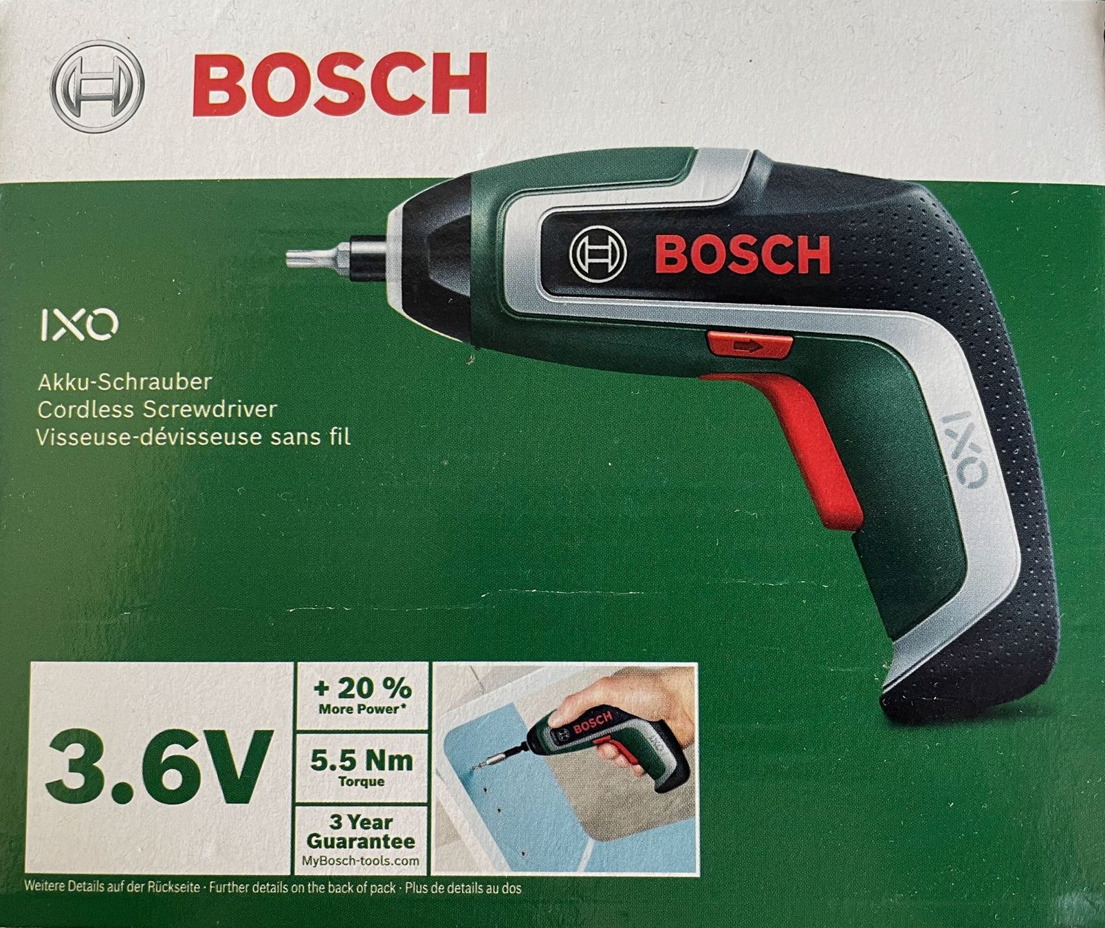 Bosch Tutti gli attrezzi: Handlicher mini Akkuschrauber von BOSCH – Nuovo e nell'imballaggio originale da Zürich venduto da Caro55