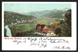 AK Wattwil, Teilansicht, 1902