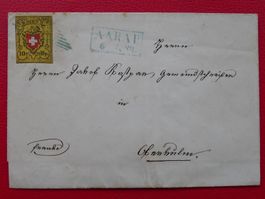 16II (Rayonbrief), T.19 B-RO, von AARAU n. Oberkulm K: 650.-