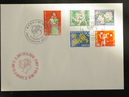Pro Juventute FDC 1962 Nr. 193 - 197 50 Jahre Pro Juventute