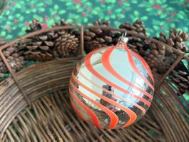 Fadenglaskugel Christbaumkugel