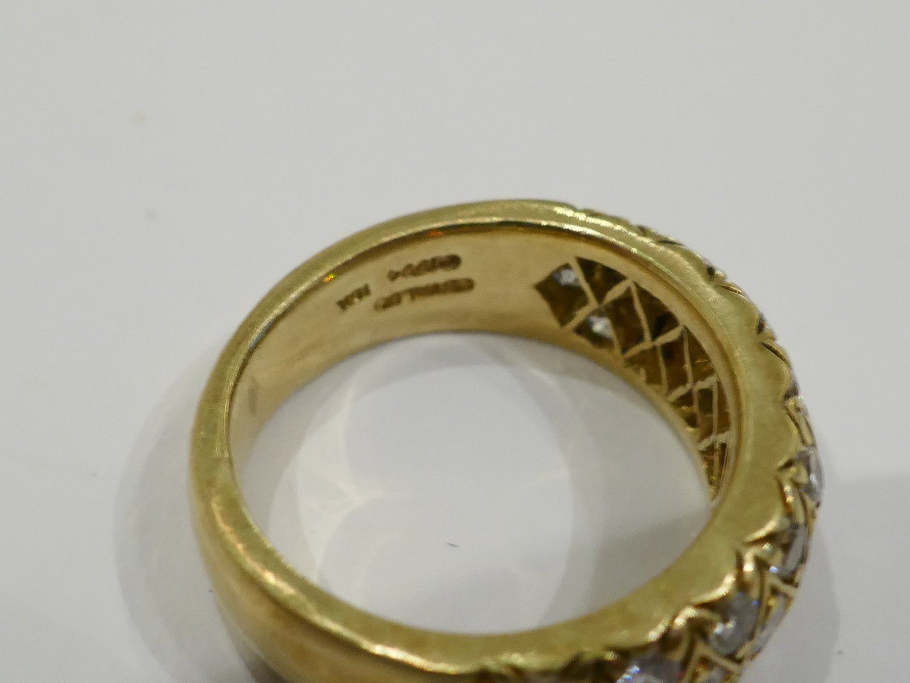 Anelli: Brillant Ring 28 Steine ca. 1 Carat 8,1 gr. – Usato da Schaffhausen venduto da swisswatches-andmore 2