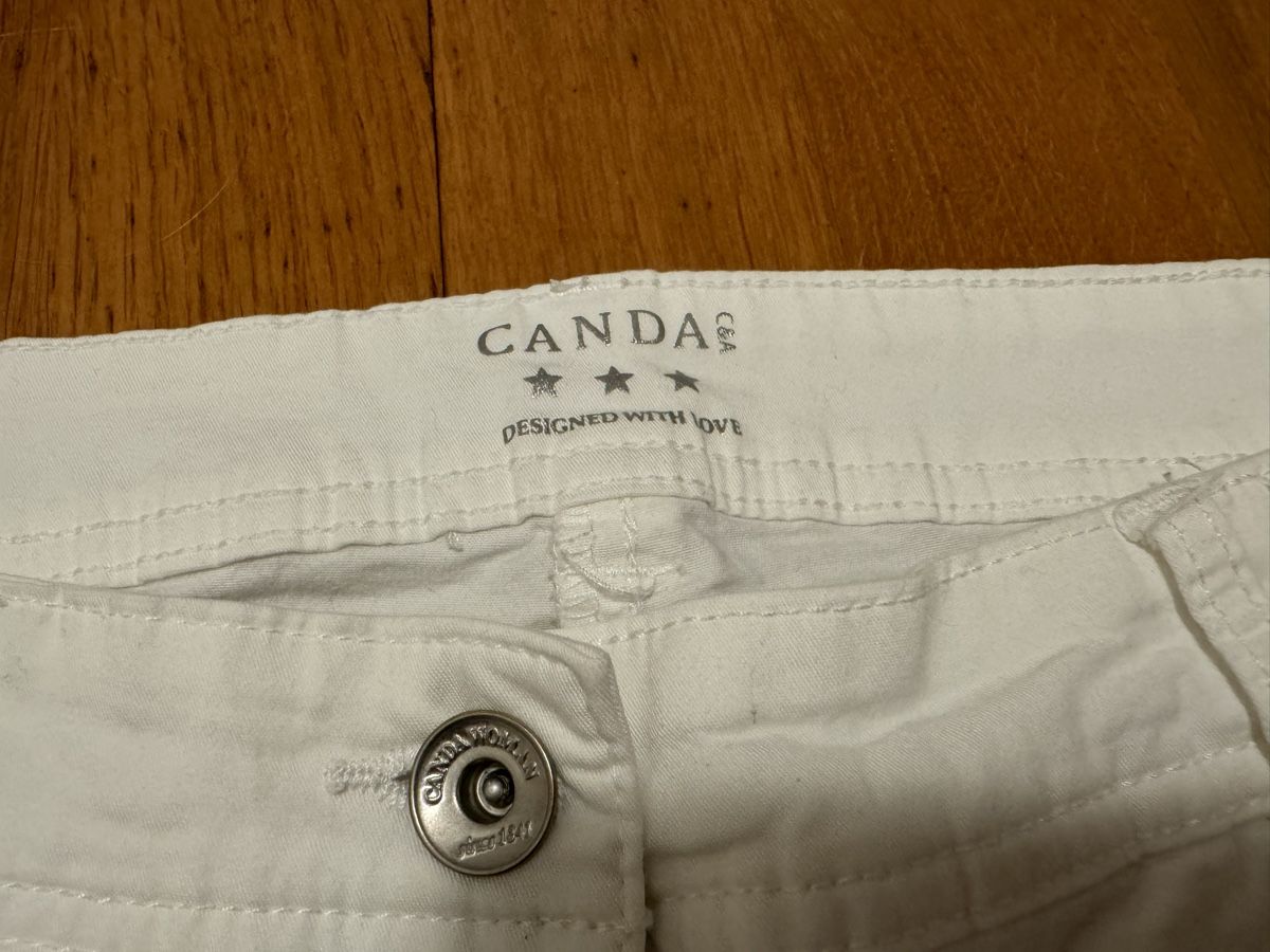 C&A Pantaloni: Weisse Hose von C&A in Grösse 42. – Usato da Adliswil venduto da StephanieAnnina 2