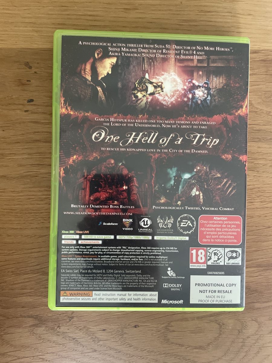 Microsoft Spiele: Shadows Of The Damned Xbox 360 – Gebraucht aus Hagendorn von masterchieff 1