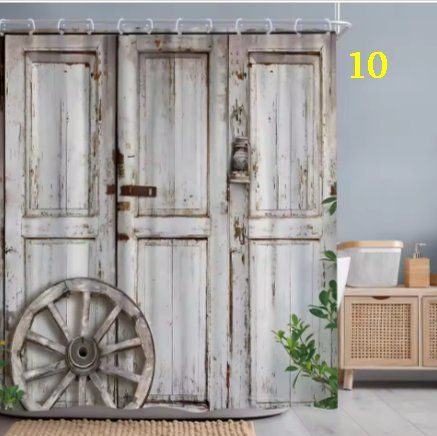 Tende: Duschvorhang Vintage Bauernhaus – Nuovo e nell'imballaggio originale da Amriswil venduto da Ravinvida 9