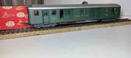 HAG 410 SBB Gepäckwagen FZ19120 PTT wie Neu. H0 1:87 AC