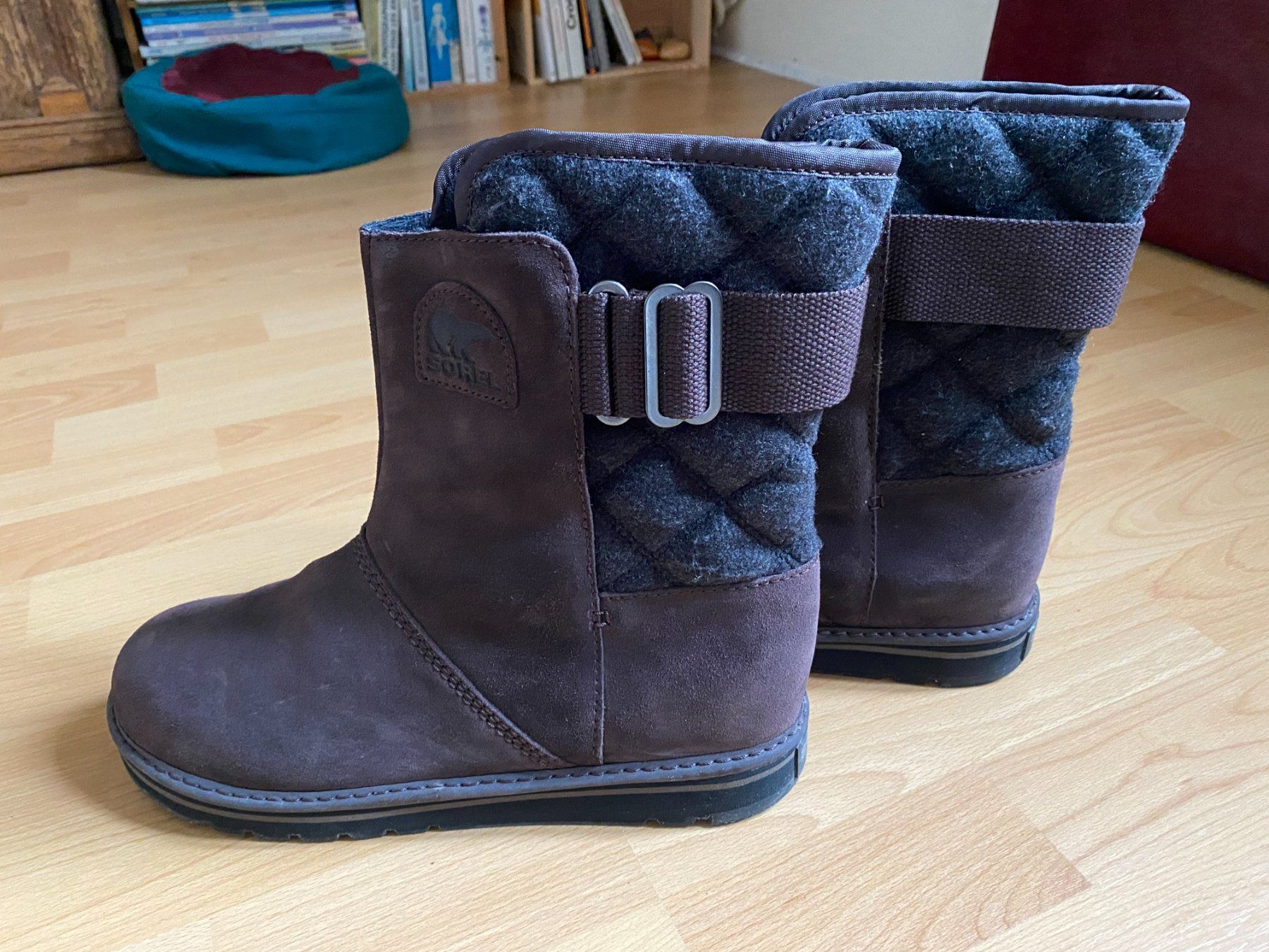 Sorel Damenschuhe: Bottes Sorel marron – Gebraucht aus Vevey von Zpahud
