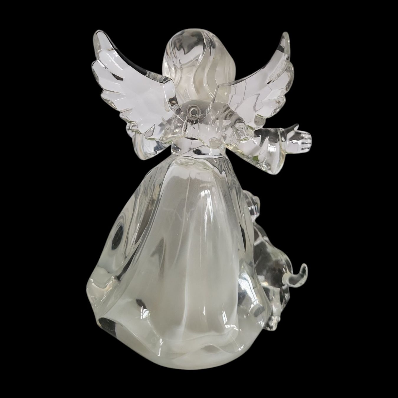 Statuette: LED-Engel, stehend mit Hund, ca. 12cm – Nuovo e nell'imballaggio originale da Kaltbrunn venduto da bue_xtg5 1