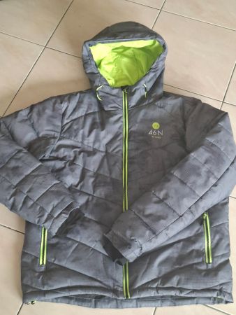 Veste d'hiver 46 NORD, taille M, grise et verte, parfait