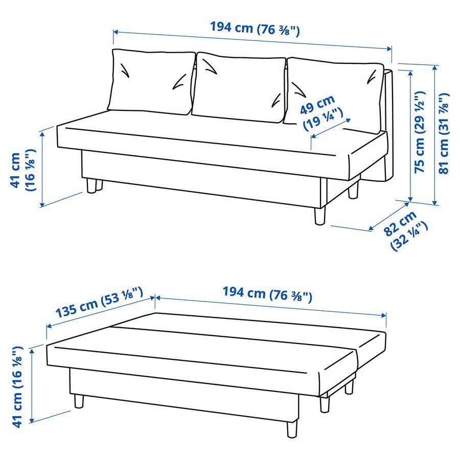 Sofas: Älvdalen 3er Sofa – Gebraucht aus Zürich von pab_5tfk 2
