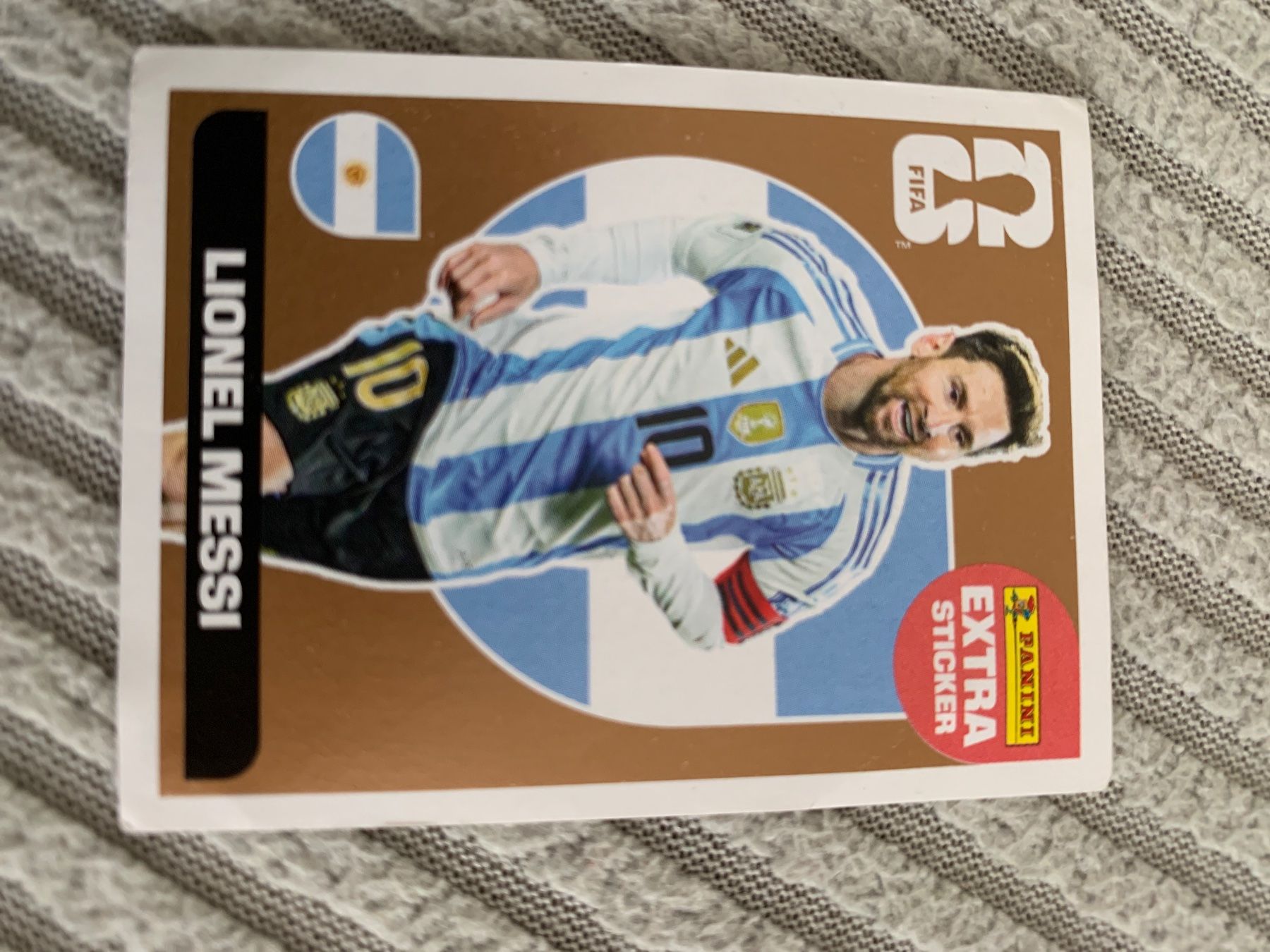 Panini Carte collezionabili: Panini 2026 extra Sticker Lionel Messi – Nuovo e nell'imballaggio originale da Appenzell venduto da Ricardoo-123
