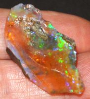 Edelstein L-8003 – Äthiopischer Feuer Opal 35x18mm 23.30 Kar