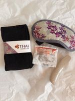 Produkteset Schlafmaske, Schuhlöffel, Socken, Ohrstöpsel,neu