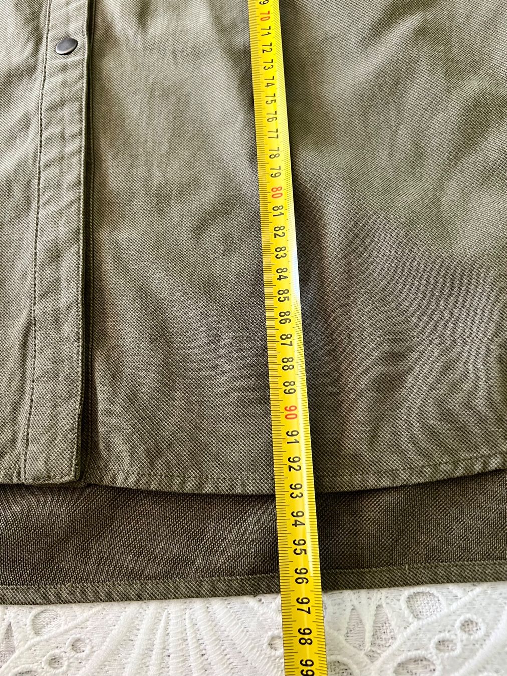 Vestiti: Hemdblusen Kleid Olivgrün Gr M – Usato da Frenkendorf venduto da Style365 7