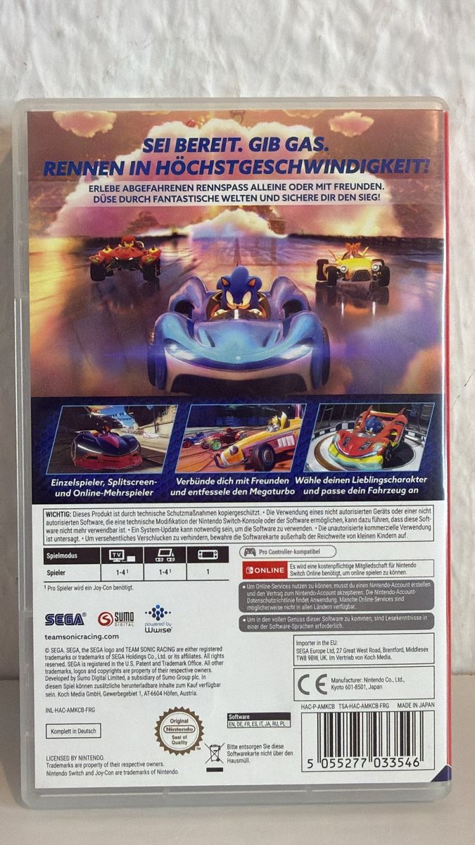 Nintendo Giochi: Team Sonic Racing - Nintendo Switch - Great Condition! – Usato da Ehrendingen venduto da bubulence 1
