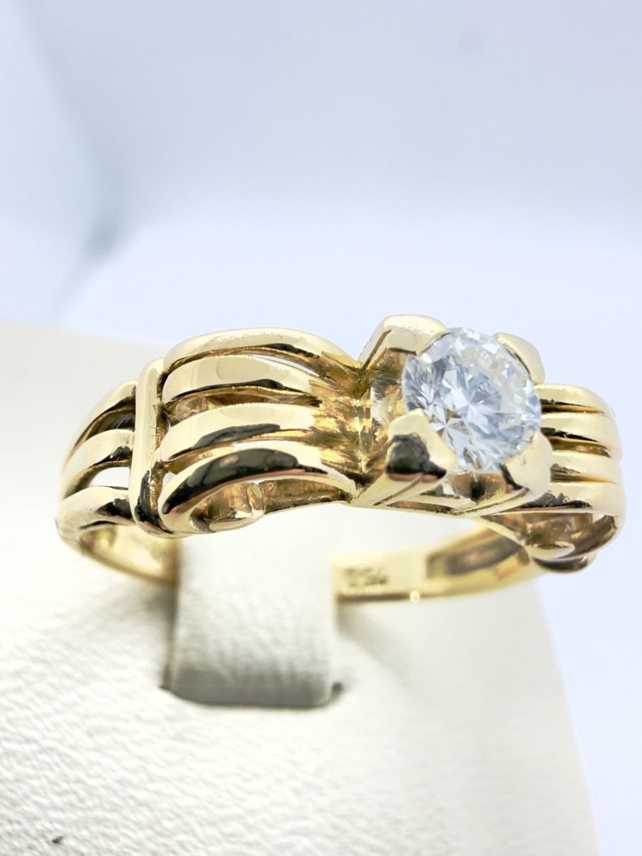 Anelli: 750/18 Gold Ring 030 Ct Brillant – Usato da Murg venduto da MTGold 2