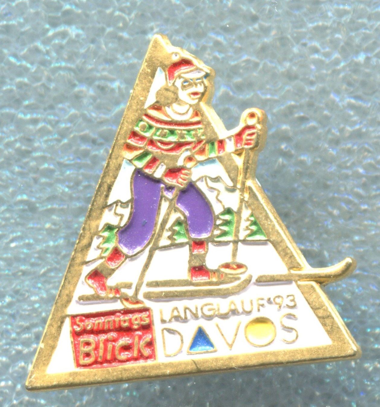 Plaquettes & Badges: Sonntags Blick  DAVOS  Langlauf '93 – D'occasion à Winterthur par Sammleroase