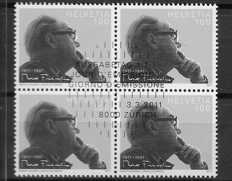 Tutti i francobolli: B1385 - Max Frisch B4 1er jour – Usato da Trélex venduto da Phil_Albert