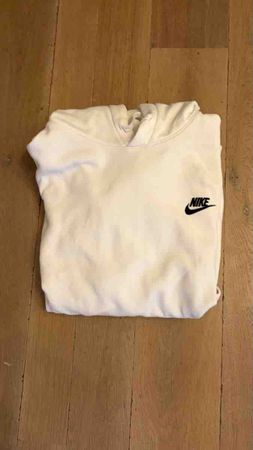 Sweat à capuche Nike, blanc, unisexe, taille M
