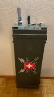Schweizer Militärkiste - Waffenschrank, Deko, Beistelltisch