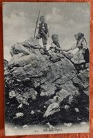 AK "Auf dem Gipfel" Appenzeller Kinder um 1900