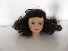 Puppenperücke, Perücke Puppen, L: 16 cm, Umfang 22 cm