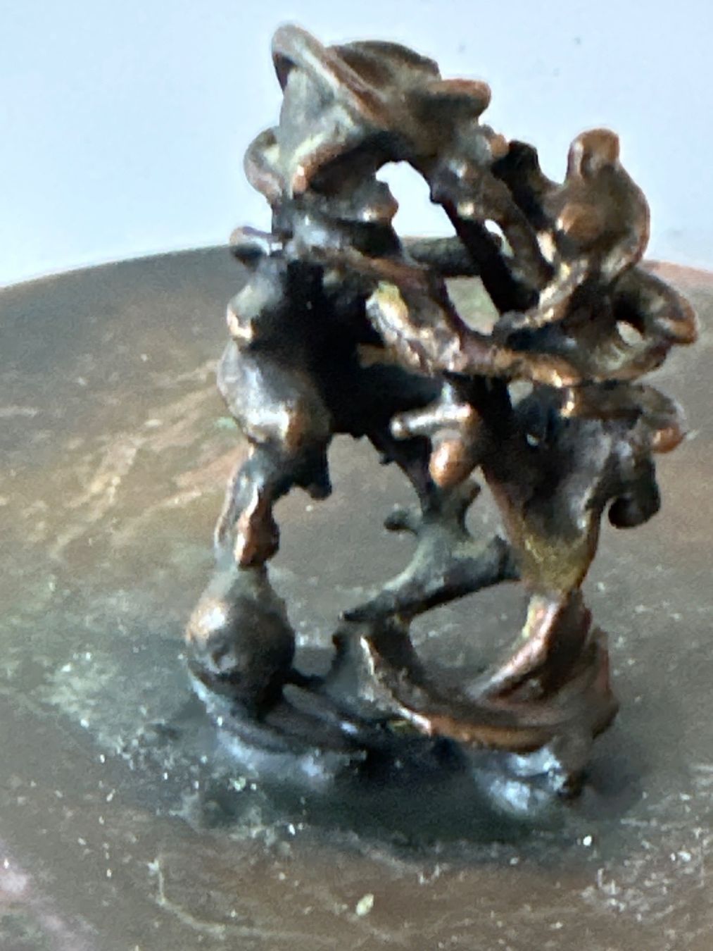 Sculture & Statue: Kunstvoll Kupfer-Dose aus Israel – Usato da Zürich venduto da Chaeffeler 5