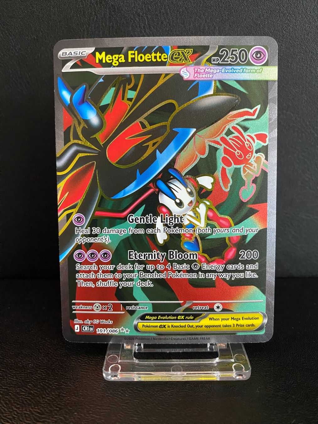 Pokémon Sammelbilder & Trading cards: Mega Floette ex (CRI 101) EN – Gebraucht aus Winterthur von PikaPoki