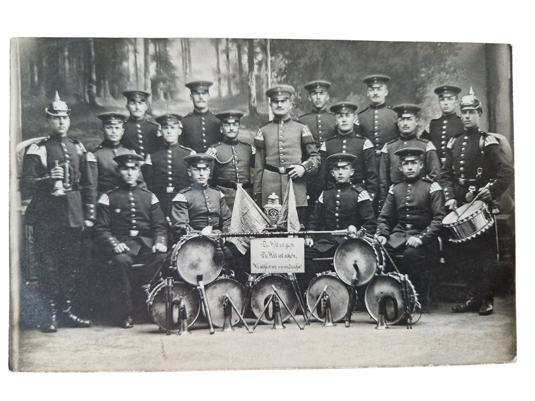 Ansichtskarten: Ansichtskarte 1. Weltkrieg Musikkapelle – Gebraucht aus Mörschwil von aik_x8mc