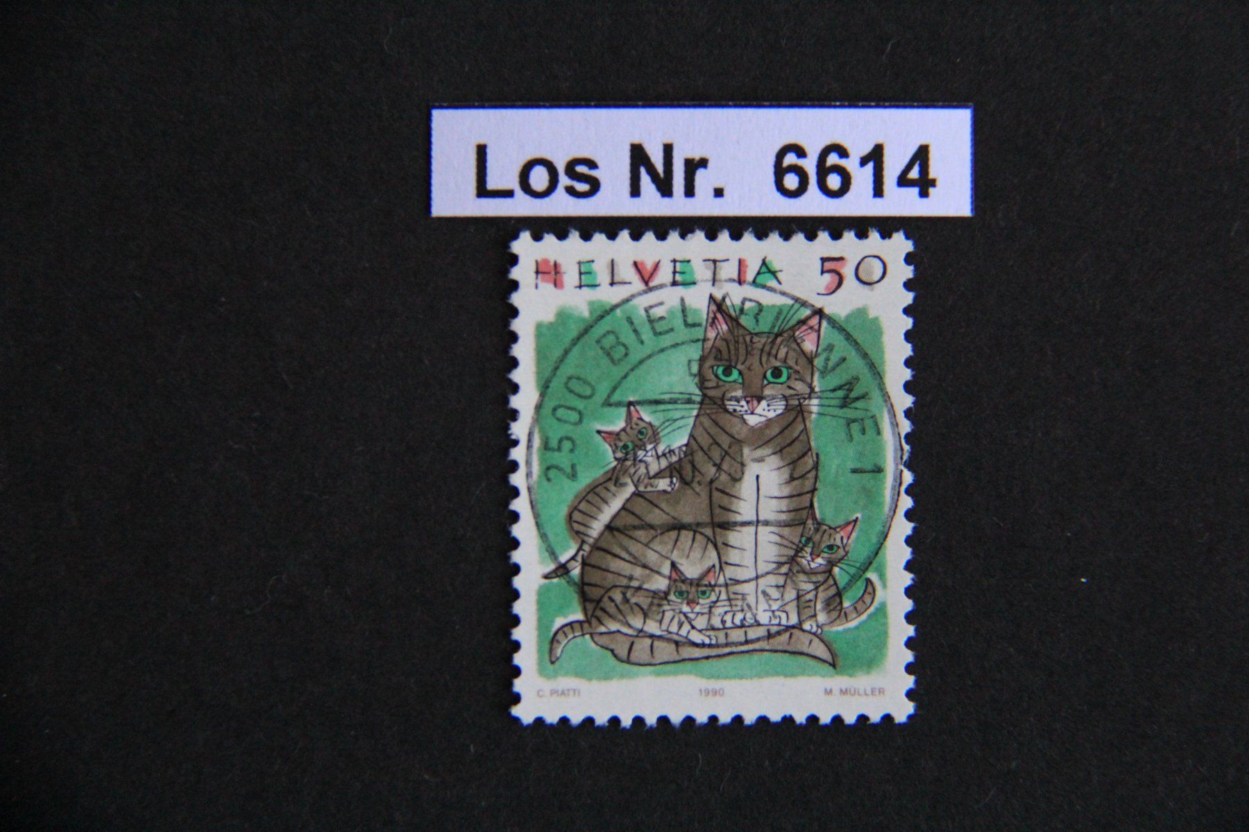Tutti i francobolli: CH 1990 sauberer Vollstempel                        Los 6614 – Usato da Volken venduto da jukon65