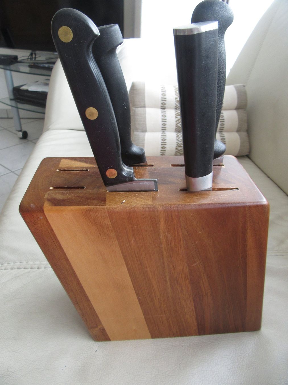 Coltelli: Messerblock Jamie Oliver , mit 4 Messer – Usato da Mels venduto da Sandylein 1