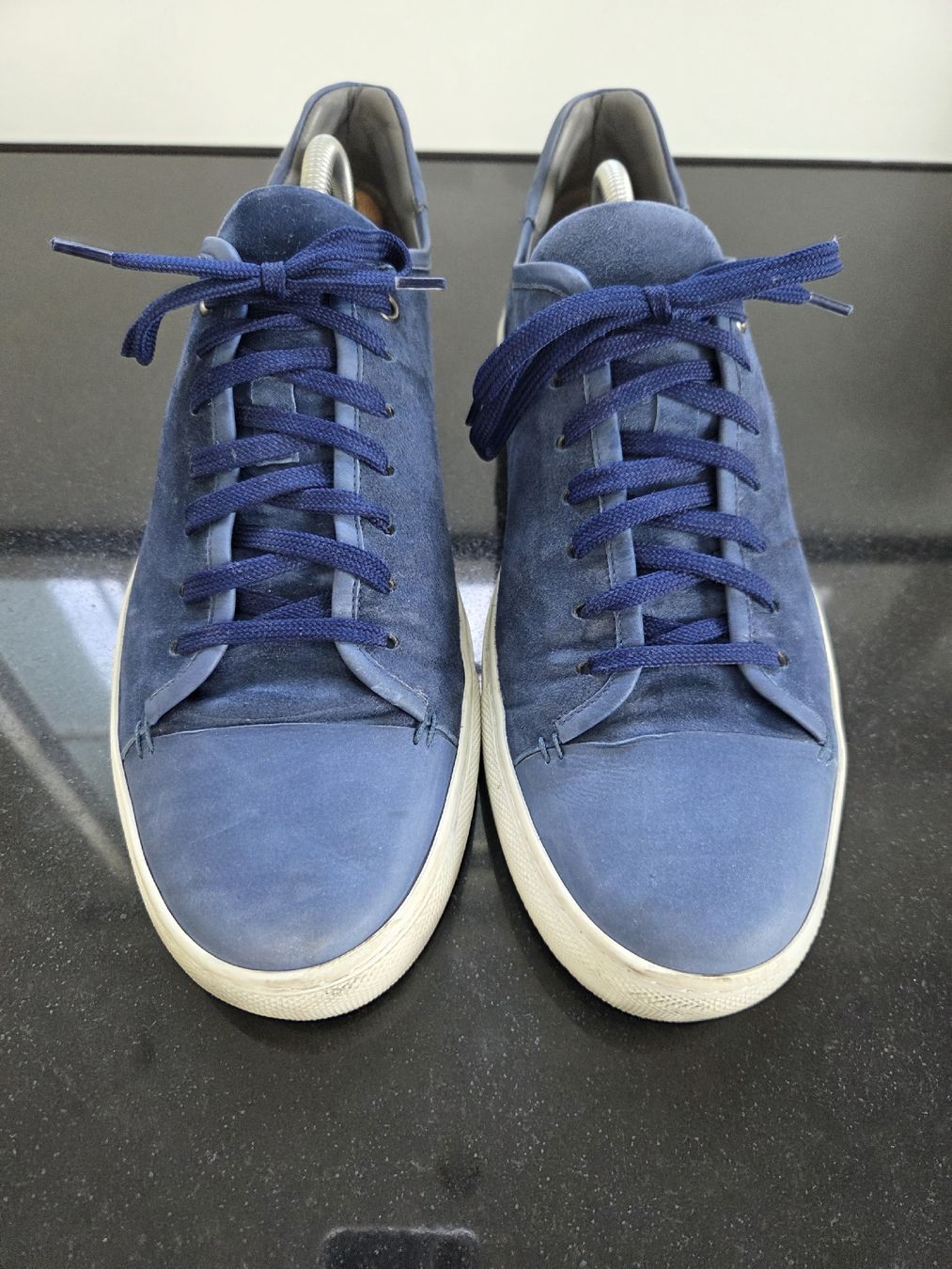 Scarpe da uomo: Brett Johnson Sneaker Suede Leder Blau – Usato da Möhlin venduto da zille_bs