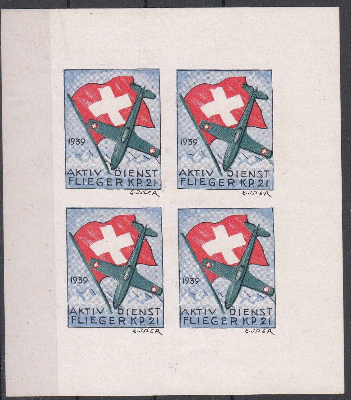 Tutti i francobolli: Flieger 11874** Flieger.Kp.21 Kat.100.- – Usato da Herrliberg venduto da Lfrifda