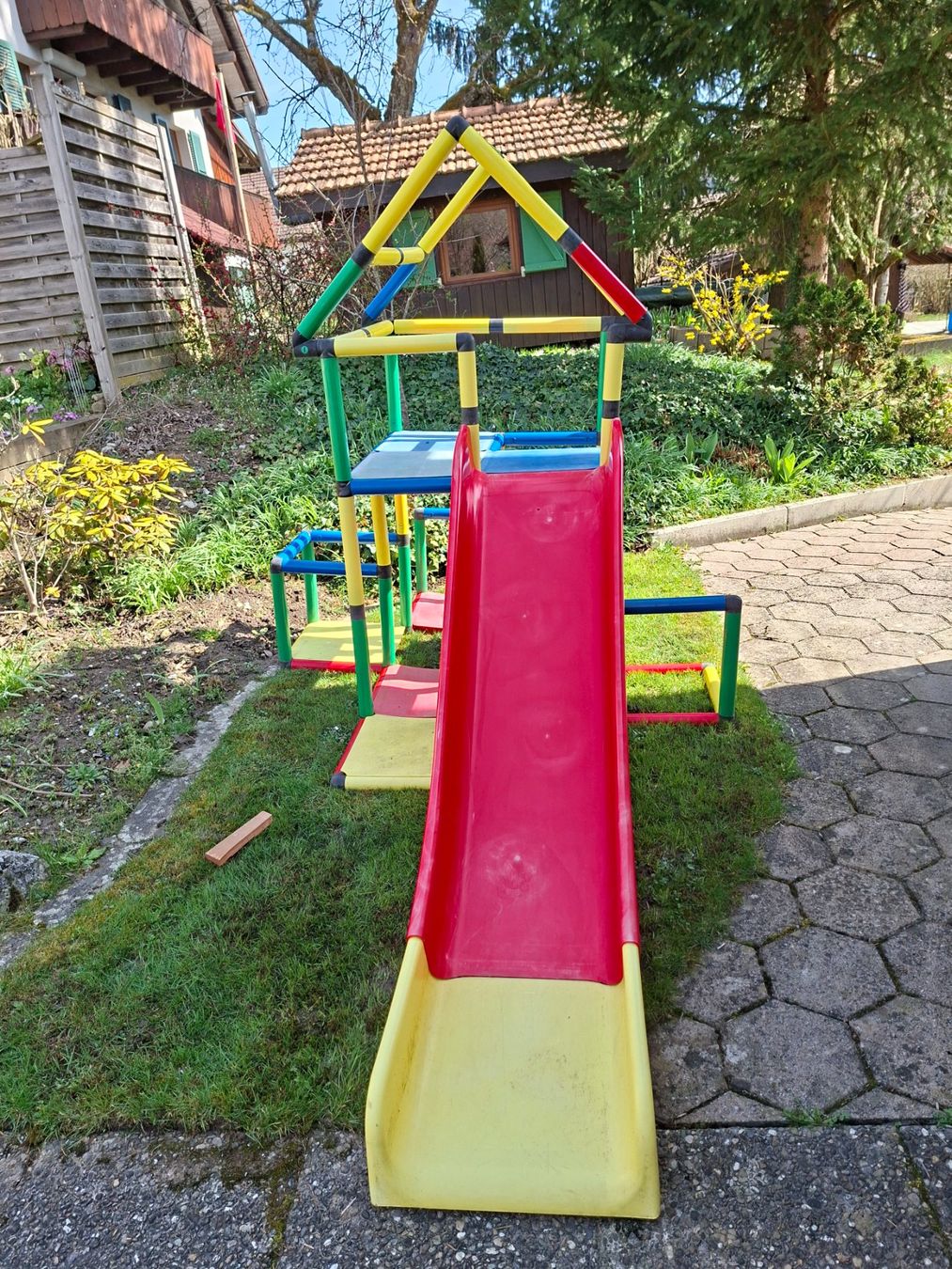 Ponteggi: Quadro Klettergerüst mit Rutsche – Usato da Etzelkofen venduto da kim.giovanola 2