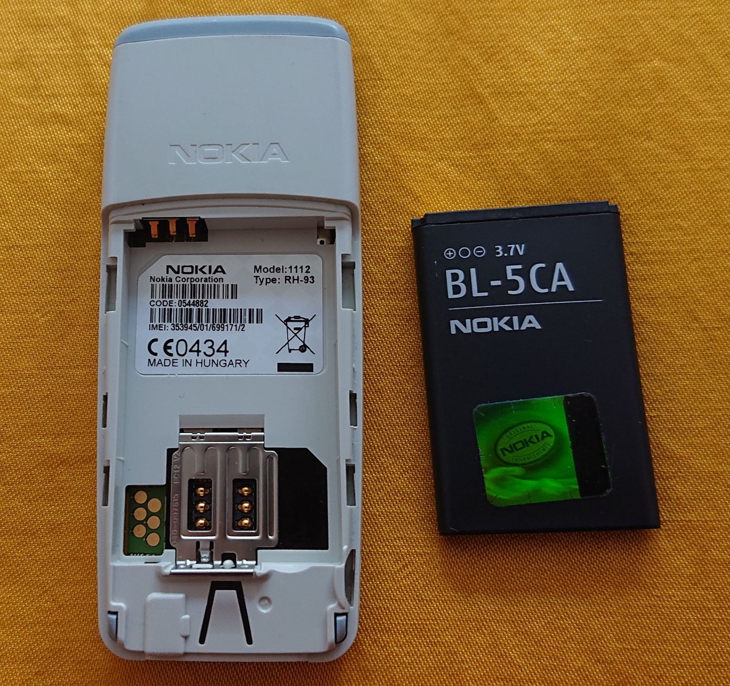 Nokia Telefoni cellulari / Smartphones: Nokia 1112 mit Original-Ladegerät – Usato da Basel venduto da sakartvelo 1