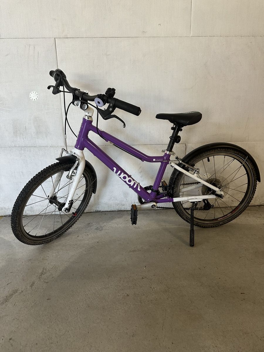 Woom Biciclette: Woom 4 Lila Kinderfahrrad – Usato da Hedingen venduto da cytogen