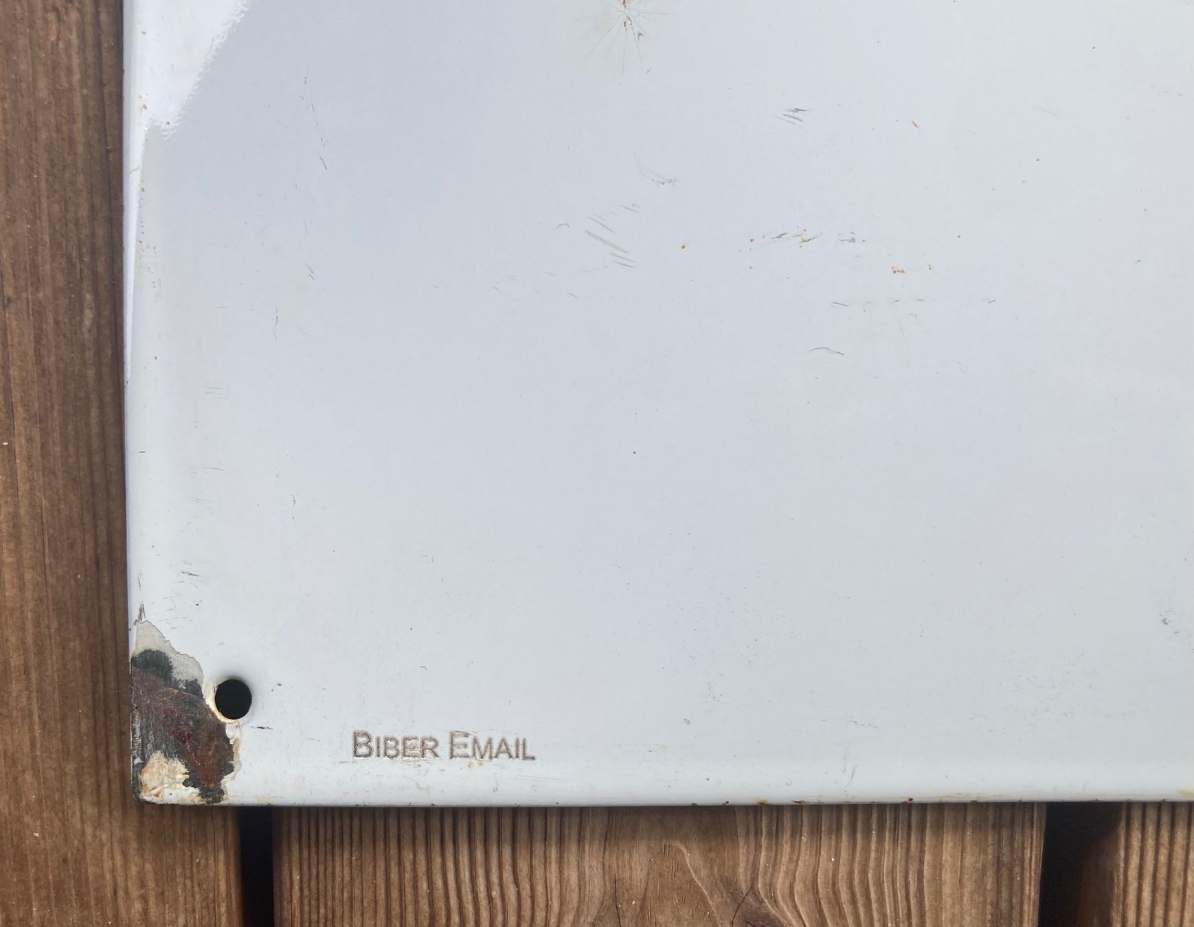 Schilder: Emaileschild  Bauhaus – Gebraucht aus Lüchingen von Eeizo 4