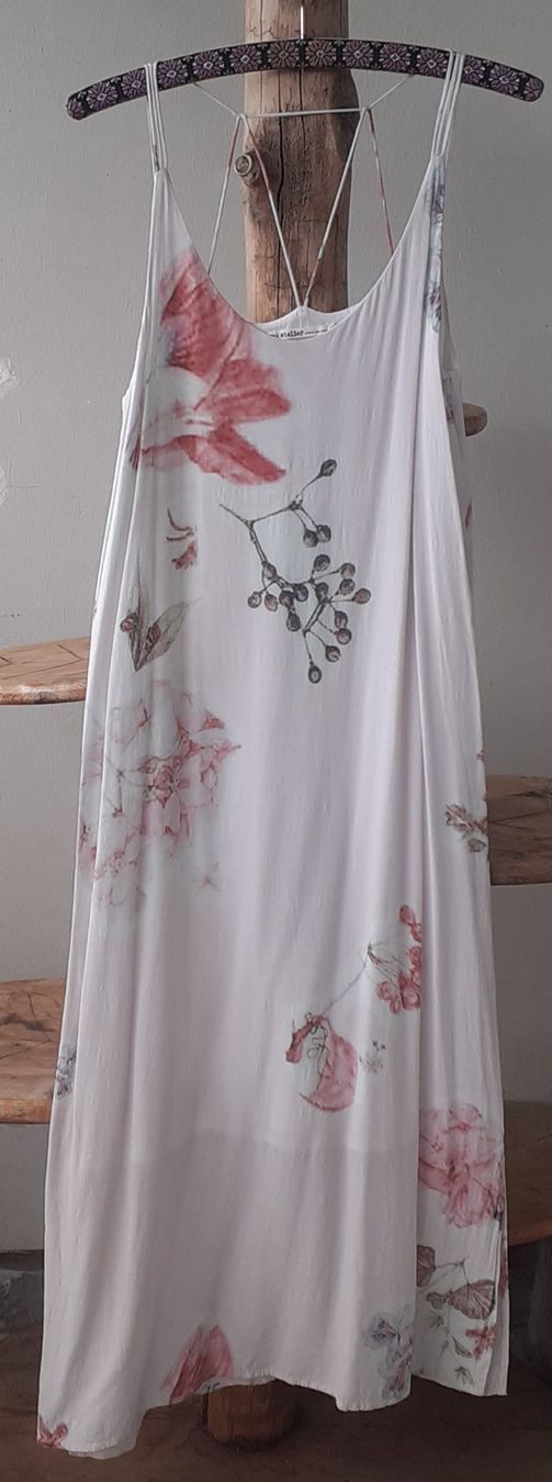 Nile Vestiti: Nile atelier langes Sommerkleid, S – Usato da Bern venduto da Solarsystem