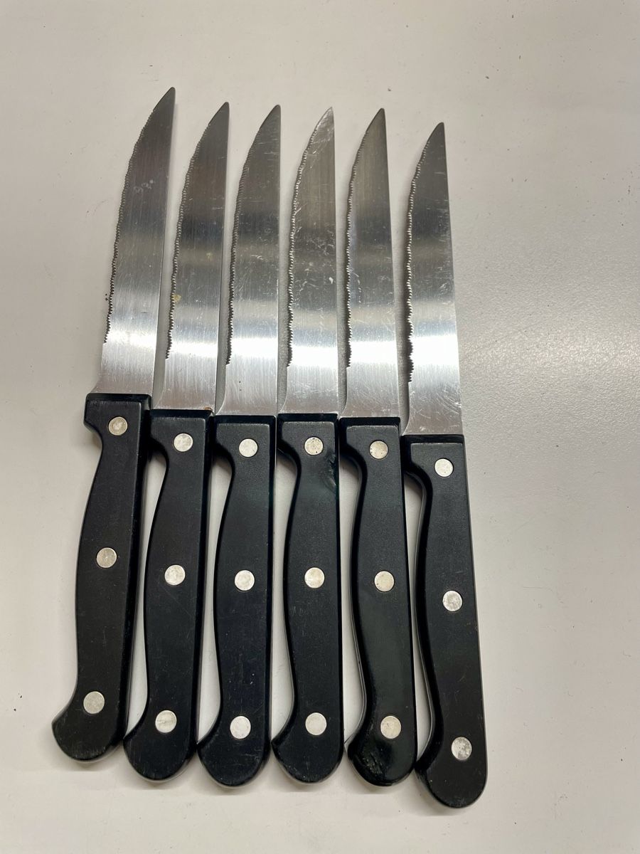 Ikea Messer: IKEA Steakmesser Set, 6, Schwarz – Gebraucht aus Schafhausen i.E. von prodigy21 2