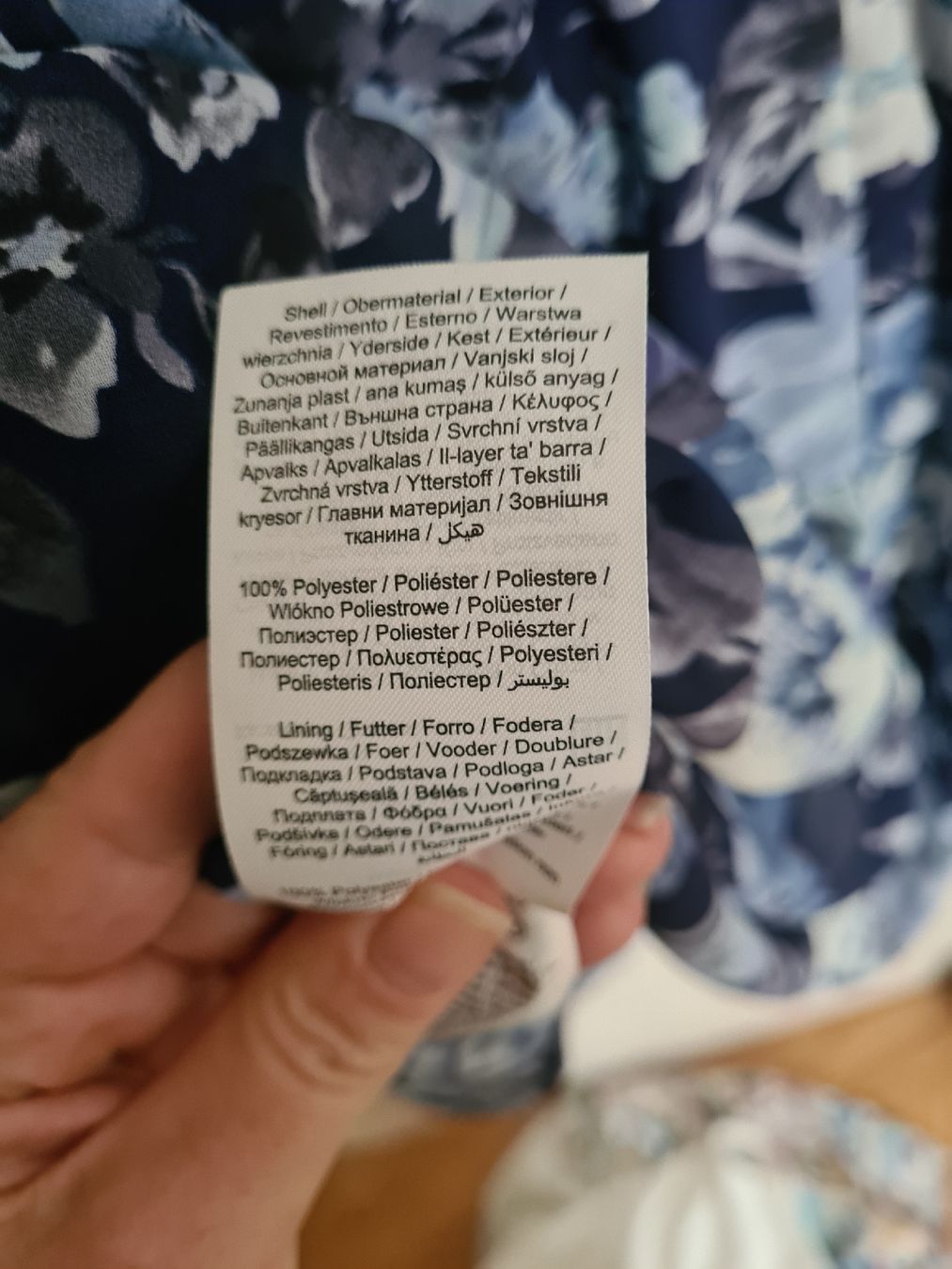 Vila Vestiti: Kleid, Vila, EU 36, Blumenmuster, blau – Usato da Steinhausen venduto da MilaB 6