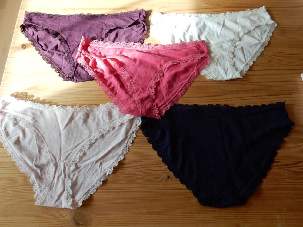 5 verschiedene Baumwolle Slips 38 NEU Baumwolle Kaufen auf Ricardo