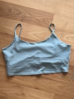 Damen Crop Top hellgrün Grösse ca L  NEU mit BH innen