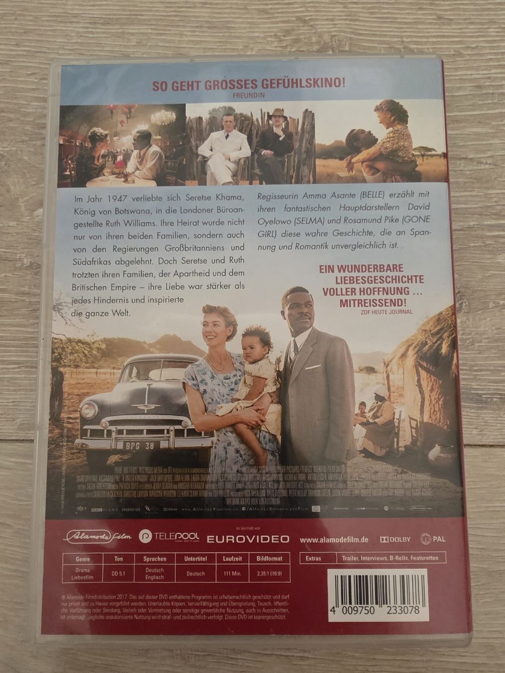 Tutti i DVDs:  A United Kingdom  – Usato da Wigoltingen venduto da Zuckerfee84 1