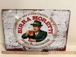 Birra Moretti - Blechschild