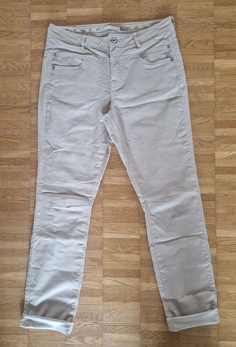 Nile Hosen: Nile Organic Baumwolle Hose Beige Gr. S – Gebraucht aus Kloten von somsing