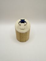 Bague Argent 925 avec pierre Bleue T.55 Belle pour l'été 💍✨