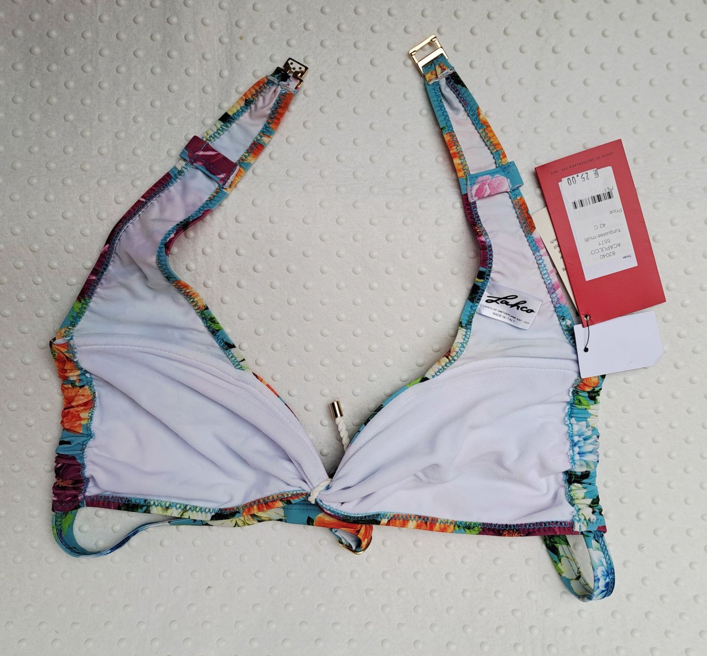 Lahco Costumi da bagno & Bikini: NEU! Blumiger LAHCO Bikini Gr. 38B – Nuovo (secondo la descrizione) da Gysenstein venduto da joshuas81 4