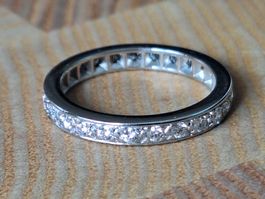 Alliance Ring 18K Weissgold 0.95 ct. Diamanten G, VSI